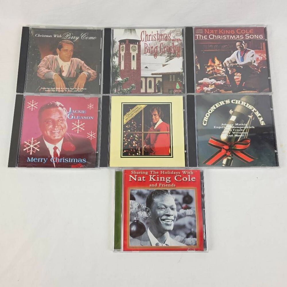 Christmas CD Lot 7 Nat King Cole Bing Crosby Perry Como